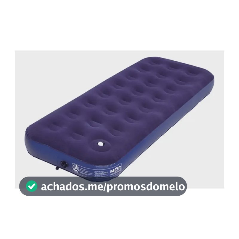 Colchão, Inflavel Solteiro Mor com Inflador Embutido Azul Marinho