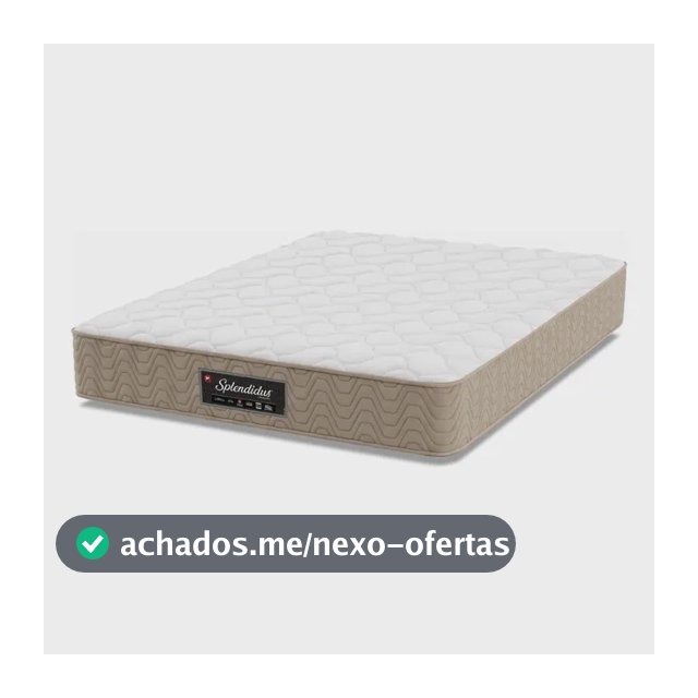Colchão Casal Molas Ensacadas Splendido Munhoz
