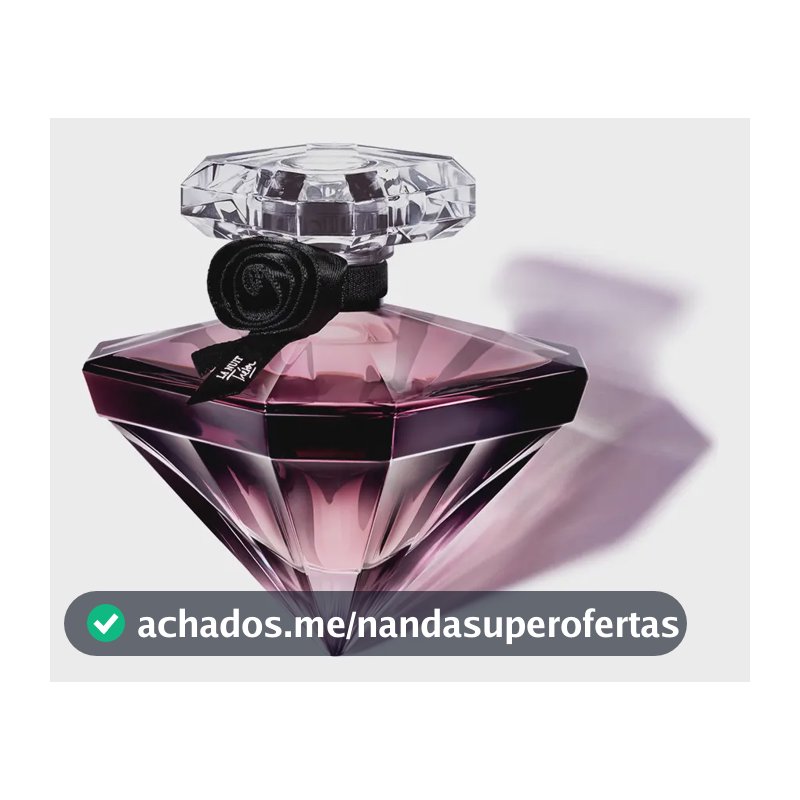 Perfume Feminino Eau de Parfum Fragrância Floral Oriental com Notas de Rosa Negra, Orquídea, Baunilha e Patchouli La Nuit Trésor Lancôme Frasco com 30ml