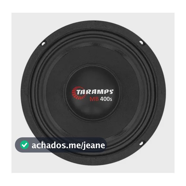 Woofer Taramps MB 400S 6" 200W RMS para Som Automotivo