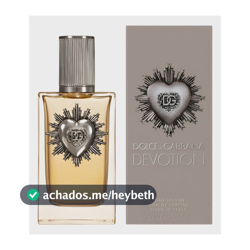 Perfume Masculino Dolce & Gabbana Devotion EDP 100ml Amadeirado Itália
