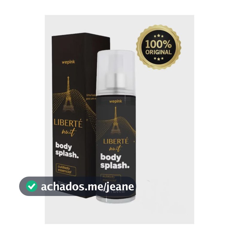 Body Splash Liberté Nuit Colônia 200ml (wepink)
