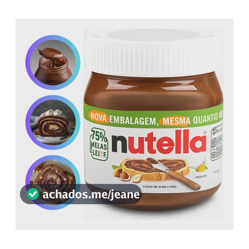 Nutella Creme Avelã Ferrero 1 Unidade 140g