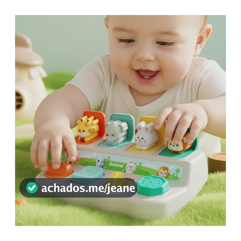 Brinquedo Educativo Bebê Esconder E Procurar Interruptor