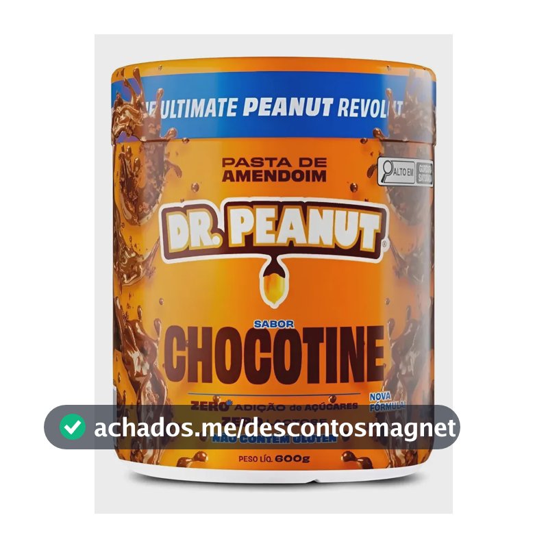 Pasta de amendoim Dr. Peanut Gourmet sabor Chocottine x 600g