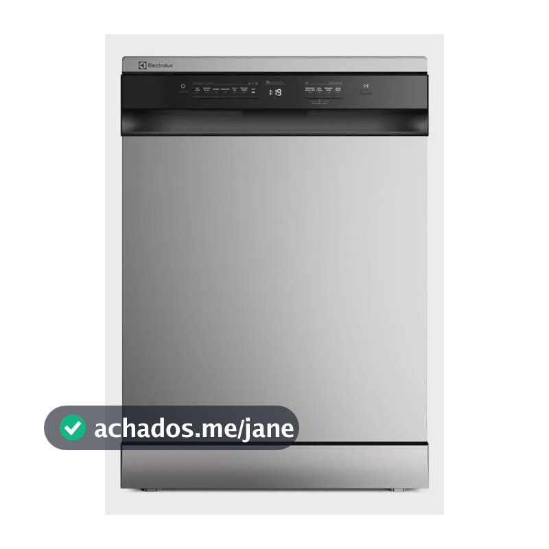Lava-louça Electrolux 14 Serviços Inox Lava e Seca 50' Ls14e Prateado