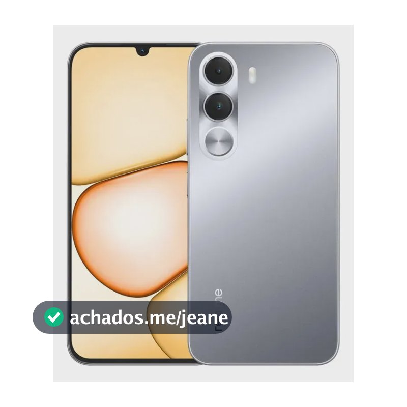 Realme C100i 4g 256gb 4gb Ram Dual Sim Bateria 7000mah Nfc Tela 6,8 120hz Unisoc T7250 - Cinza