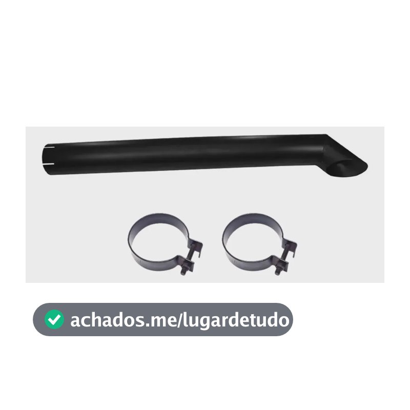 7c6450 - Tubo De Escape P/ 924f Cat C 2 Abraçadeiras