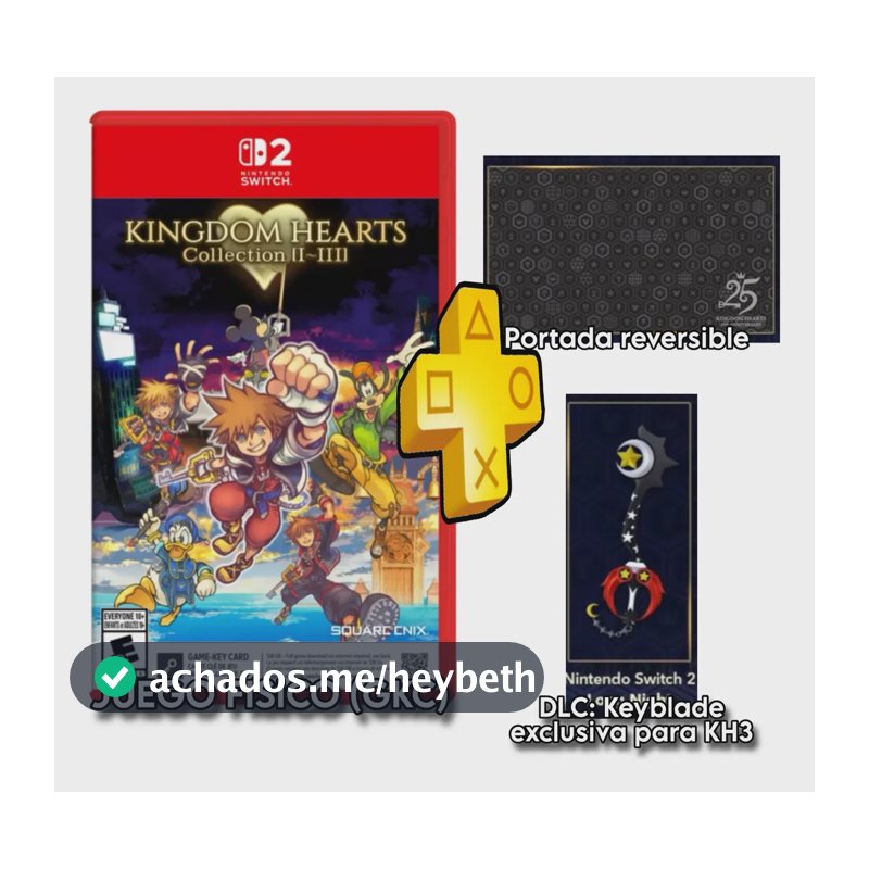 Kingdom Hearts Collection 1-3 Switch 2 All In One Package