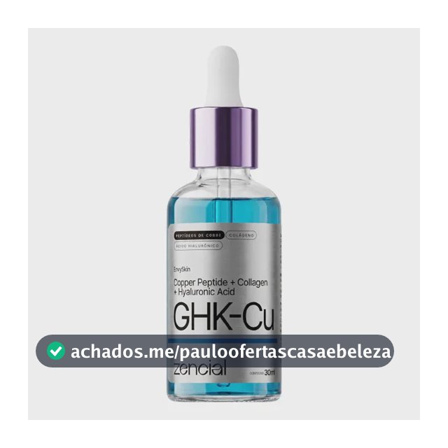 Sérum Ghk-cu + Colágeno Bioestimulação Facial Zencial 30ml Todo Tipo De Pele Dia/noite