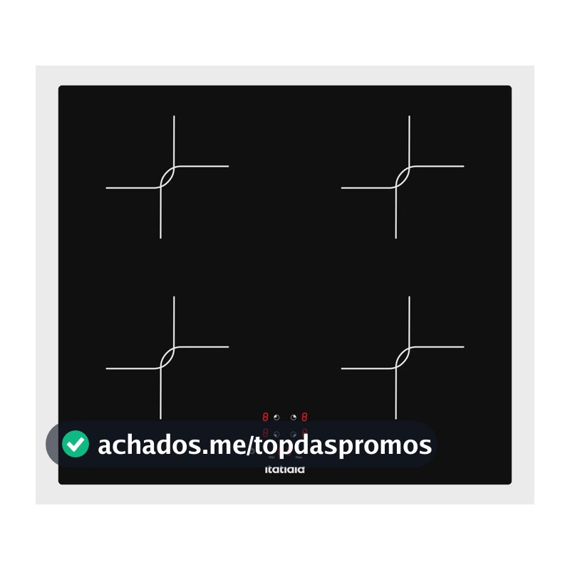 Cooktop de Indução Itatiaia Master 4Q 220V - Preto