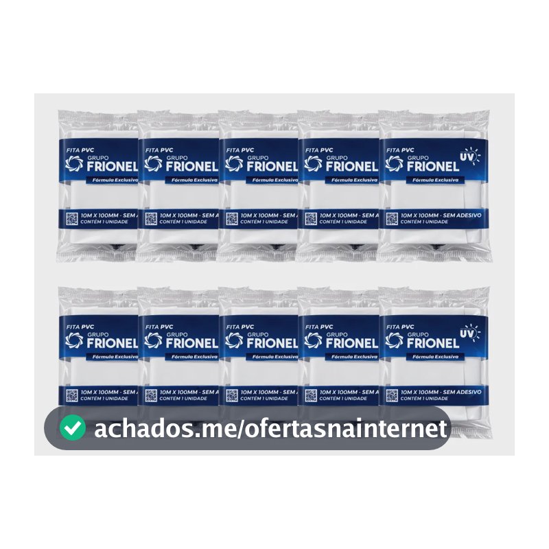 Kit 10 Fitas De Pvc Branca Para Ar-condicionado Refrigeração