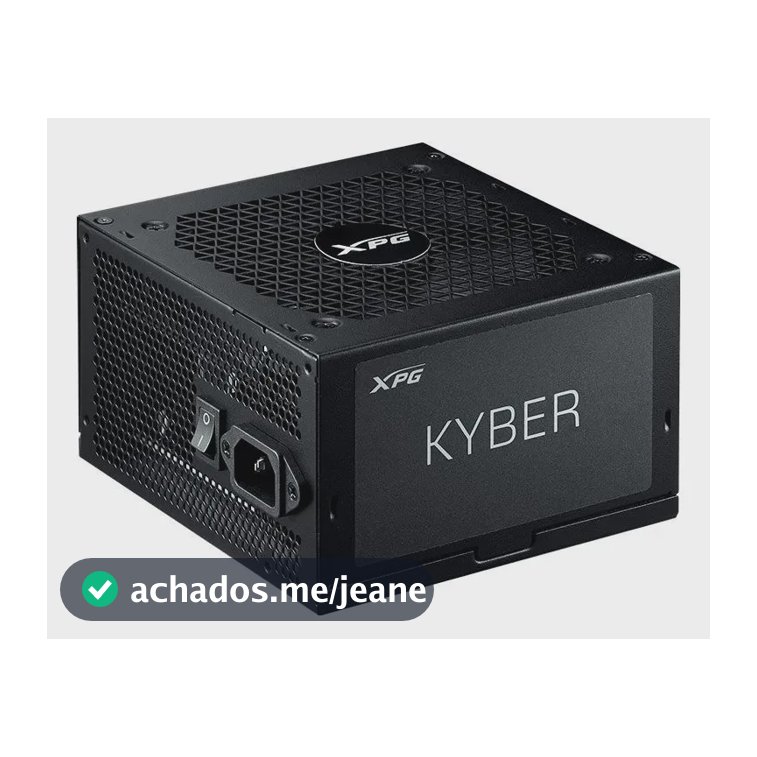 Fonte Alimentação Xpg Kyber 750w 80 Plus Gold Com Cabo Preto