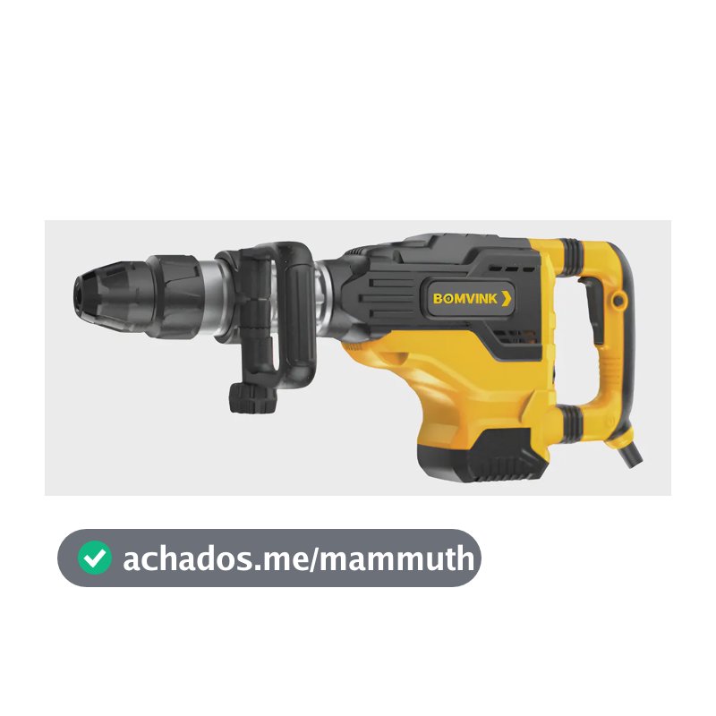 Martelo Demolidor De Concreto Profissional Sdsmax 2450w 220v Amarelo/preto