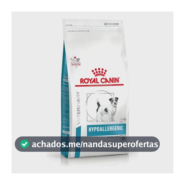 Ração Royal Canin Hypoallergenic Small 2kg Cães