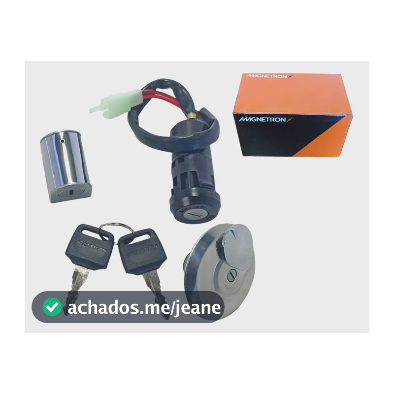 Kit Chave Ignição Cg 125 Fan 2009 2010 2011 A 2013 (3 Peças)