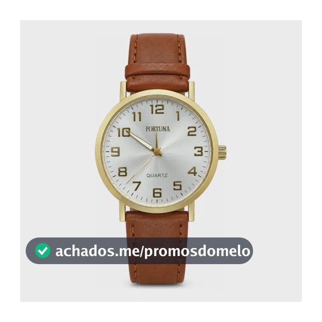 Relógio De Pulso Masculino Minimalista Old Money Fortuna Marrom Claro Cx Dourada Branco3