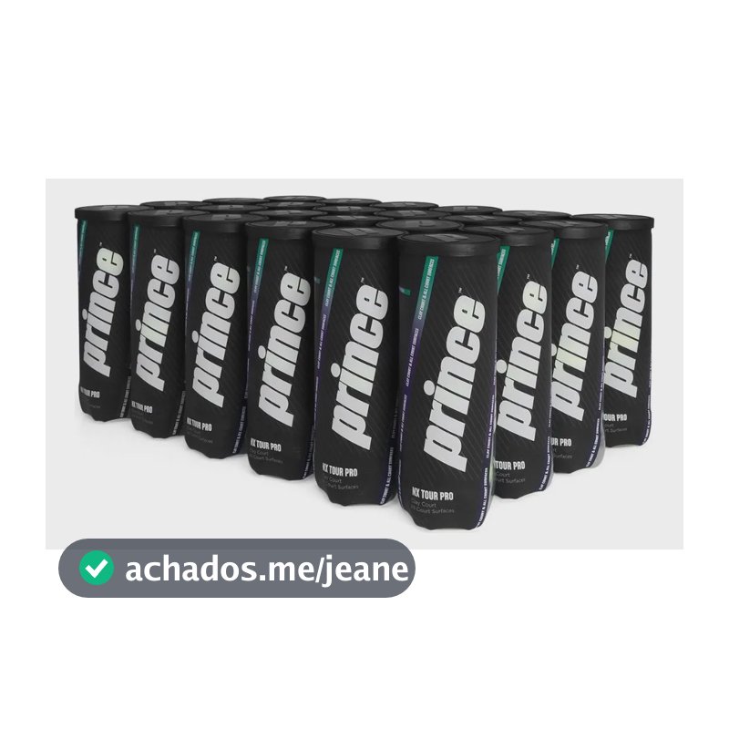 Bola De Tênis Prince Nx Tour Pro Kit Com 24 Tubos