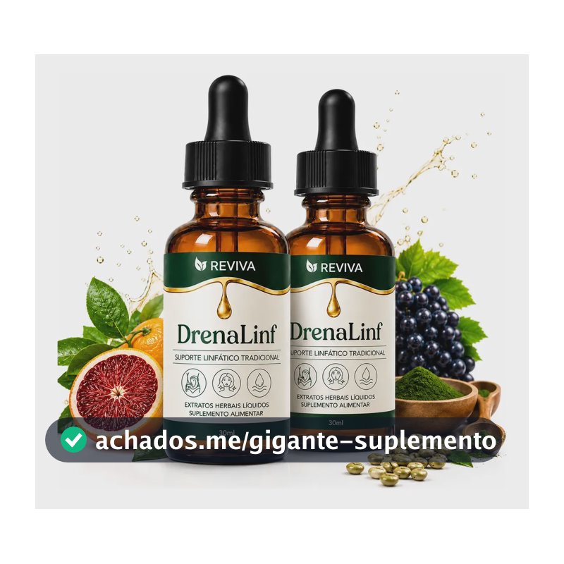 2 Drenalinf 30 Ml  Fórmula Importada | Envio Full Suplemento Para Drenagem Linfática