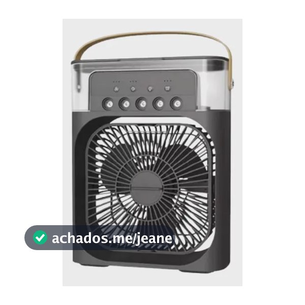 Ventilador Refrigerador E Umidificador De Ar Portátil C/led Cor sortida