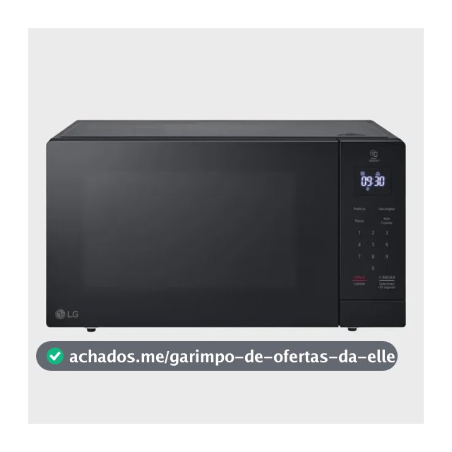 Micro-ondas NeoChef LG 30L Preto Limpa Fácil - 127V