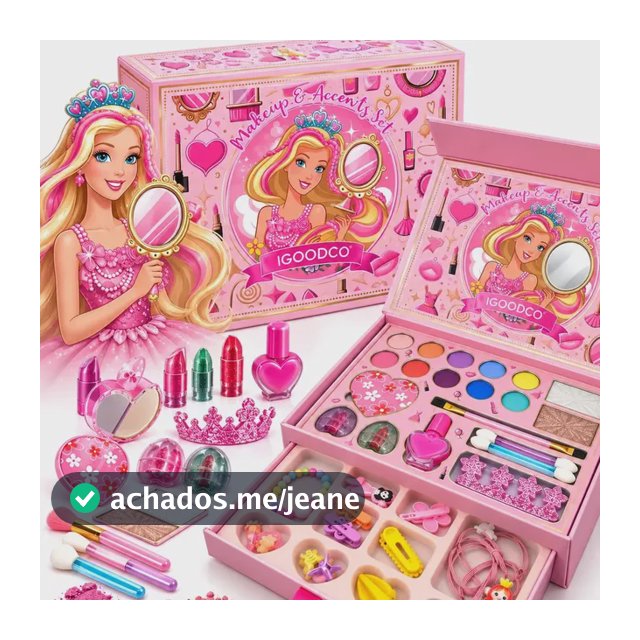Kit Maleta Dos Sonhos Maquiagem Infantil Completa Menina Rosa Lavavel Estojo Brinquedo Beleza Criança Presente