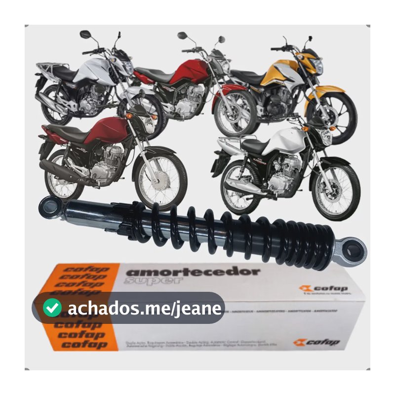 Amortecedor Traseiro Cofap Cg 150 Cg 160 2004 2005 A 2021 Todos Os Modelos
