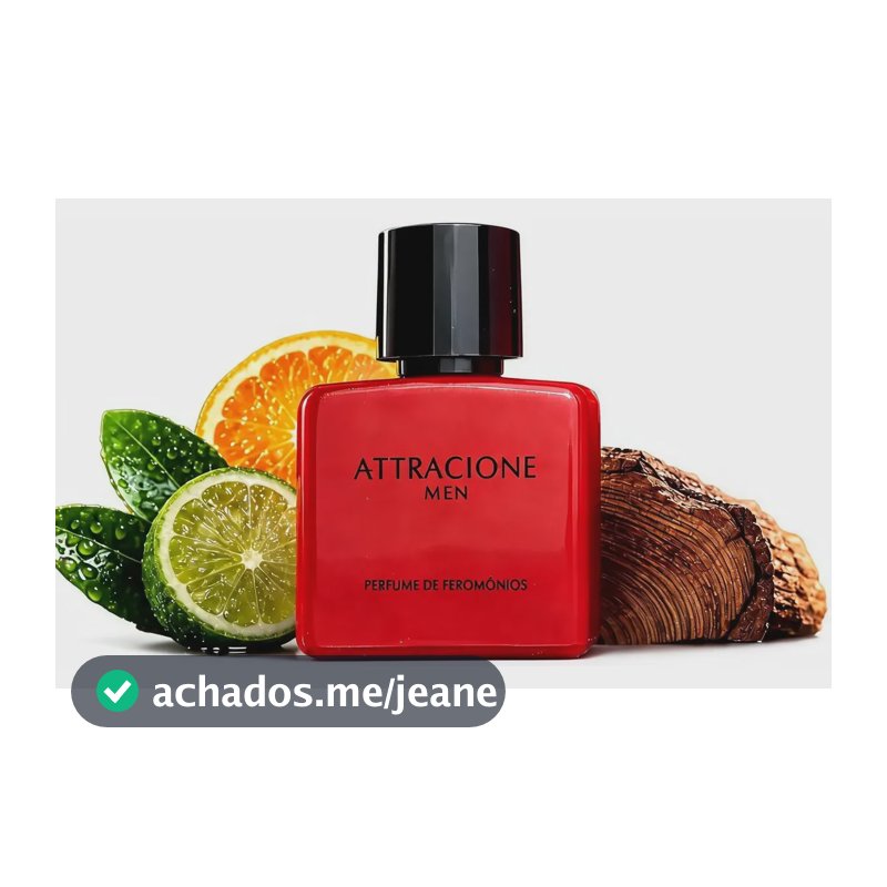Perfume Attracione Men 25ml Masculino Amadeirado Marcante