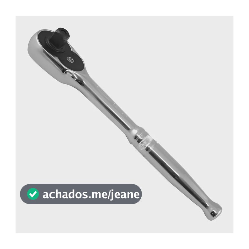 Chave Catraca Reversível Soquete 3/8 Aço Crv 60 Dentes Sata