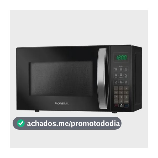 Micro-ondas 21 Litros Mondial 1200W - Mo-01-21-B