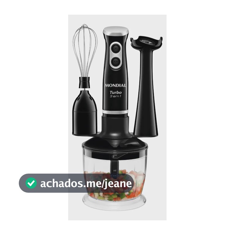 Mixer Turbo 3 Em 1 Mondial 350W M-14