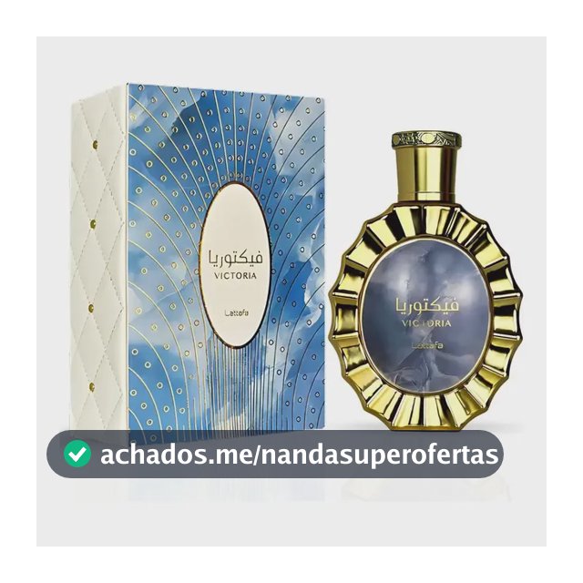 Perfume Victoria Lattafa Eau De Parfum 100ml Hannity Cosmeticos