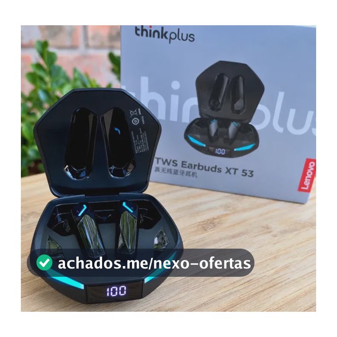 Fone Bluetooth Lenovo Xt53 Preto