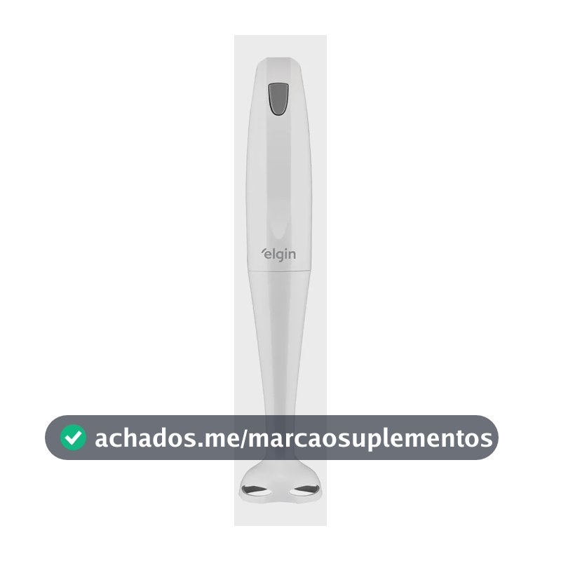 Mixer De Mão Portátil Branco 200w Com Copo 700ml MIX1002 Elgin