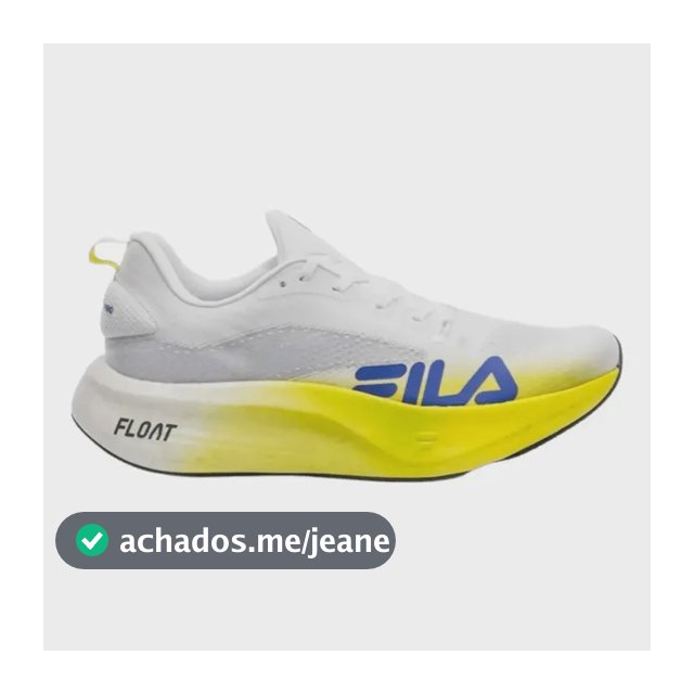 Tênis Fila Float Maxxi 2 Pro-branco/limão/azul Royal