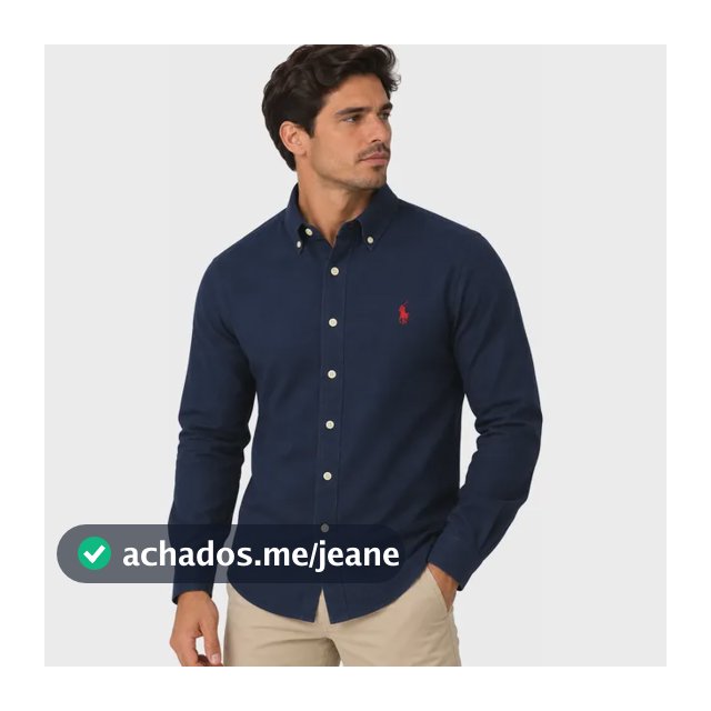 Camisa Social Manga Longa Masculina