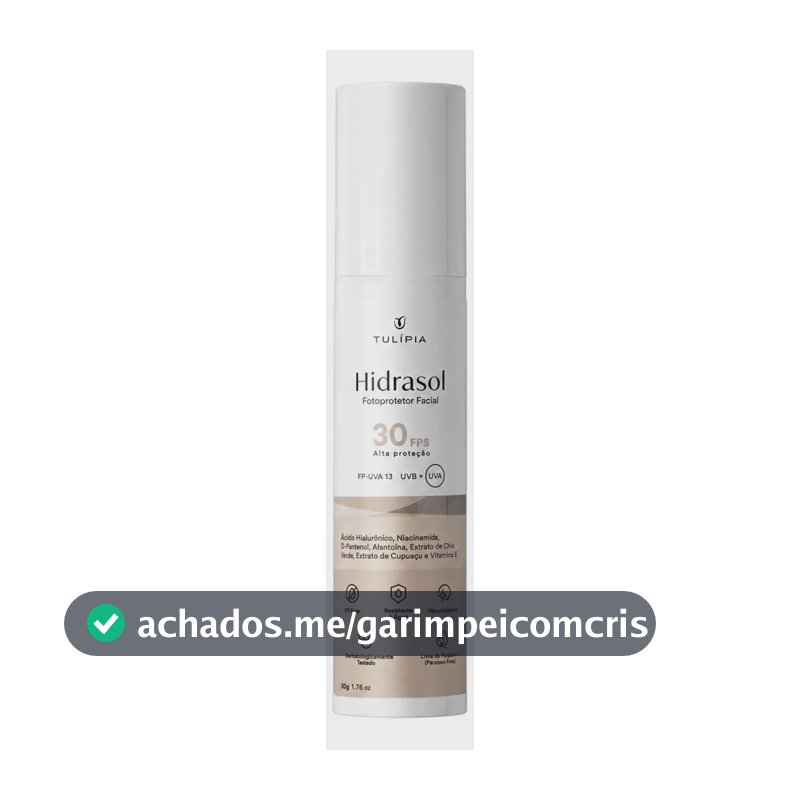 Hidrasol Fotoprotetor Facial Fps 30 Ppd 13 50g