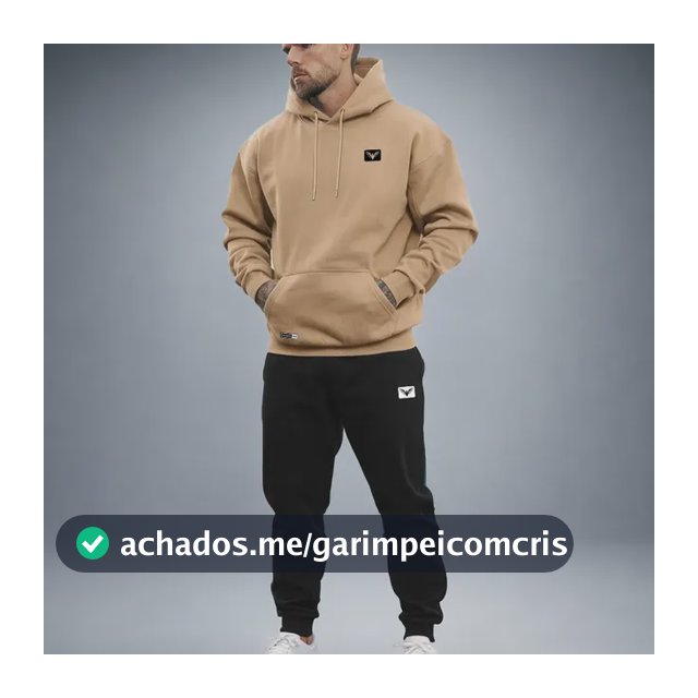 Conjunto De Moletom Polo Calça + Blusa De Frio Kit Masculino