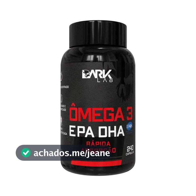 Ômega 3 Epa Dha 240 Cápsulas Dark Lab