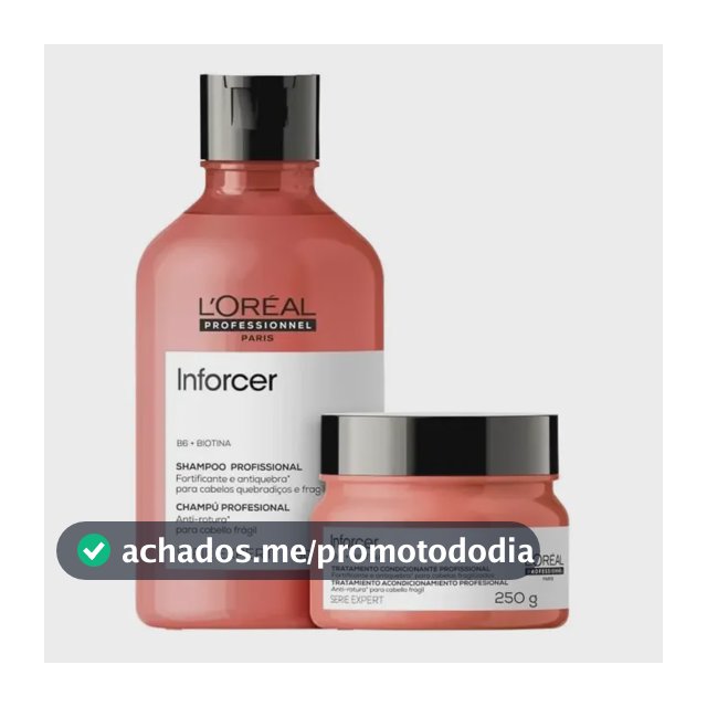 L'oréal Professionnel Inforcer Kit Shampoo 300ml e Máscara 250ml
