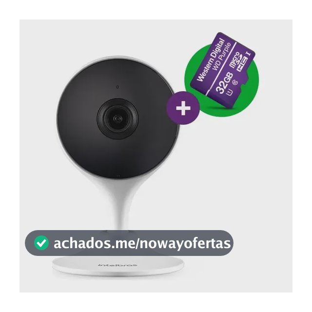 Câmera De Vídeo Wi-Fi Intelbras IM3 C MicroSD 32GB Branco