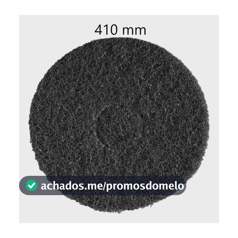 Disco Enceradeira Removedor Preto 410mm - 3m