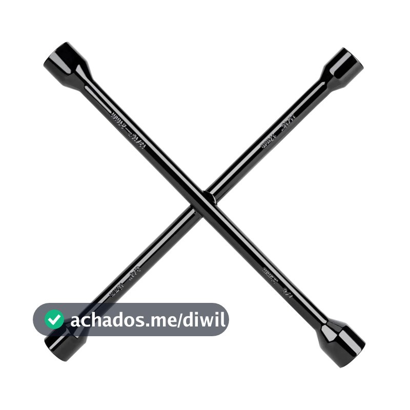 Chave De Roda Cruz Universal Profissional 17-19-21-23mm Aço