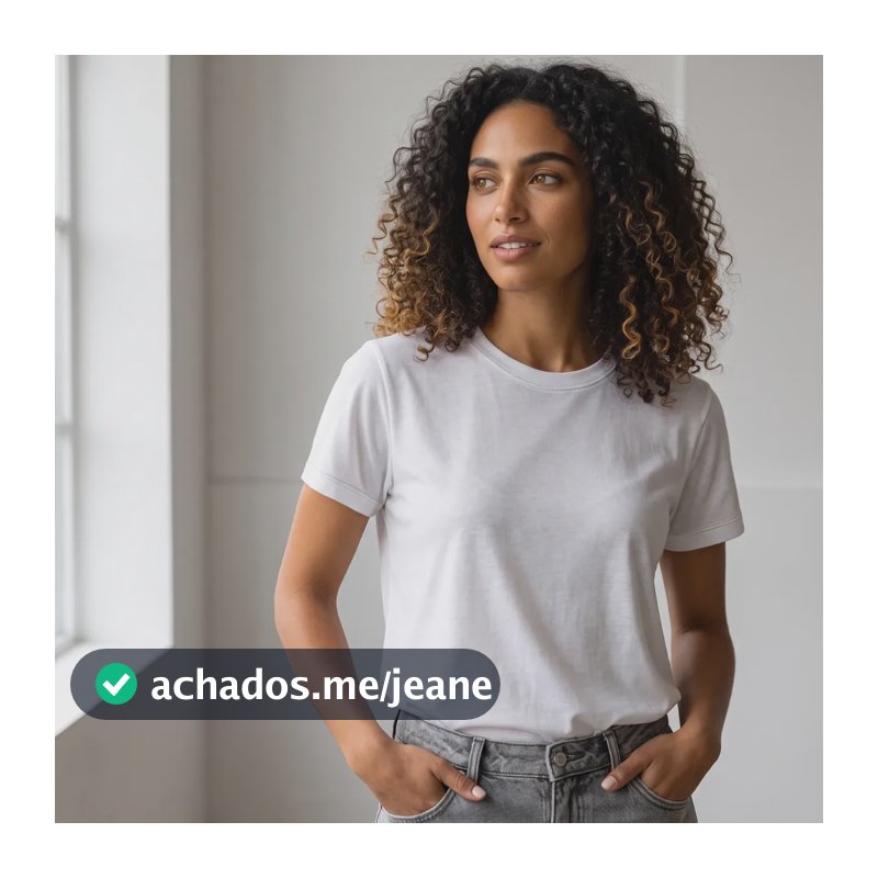 Camiseta Básica Feminina Algodão Mercado Livre Basics Branco N/a Gg Liso