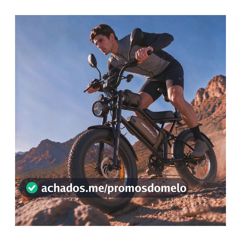 Bicicleta Bike Eletrica Max 1500w 20ah 50km Preto 20