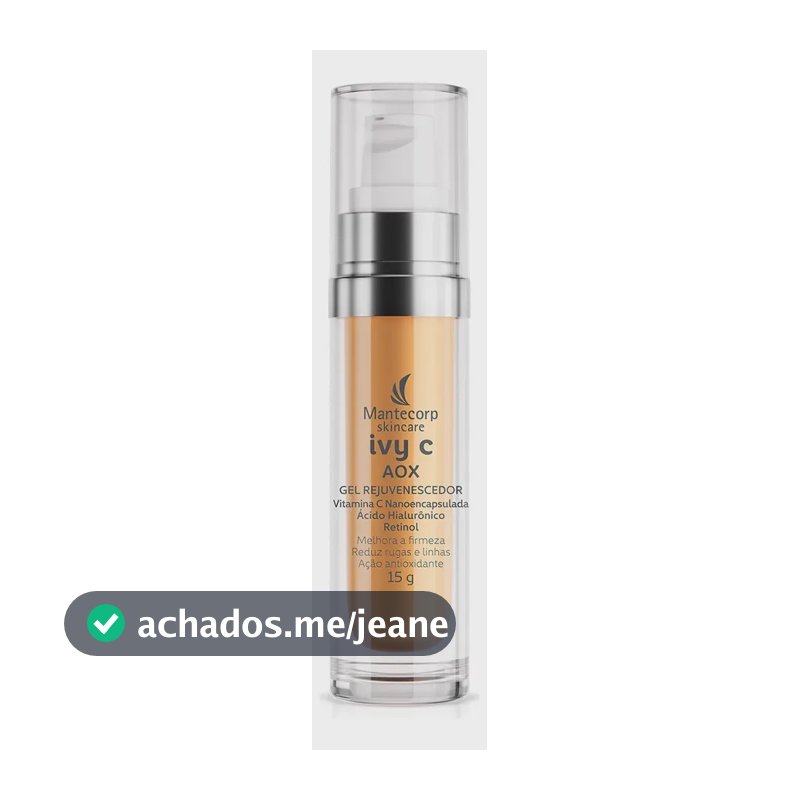 Rejuvenescedor Facial Mantecorp Skincare Ivy C Aox Gel 15g Todo Tipo De Pele Dia/noite
