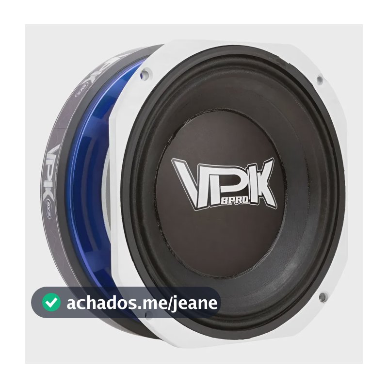Woofer 8 Polegadas Vpk Qvs 8 Ohms Medio Grave Pancadao