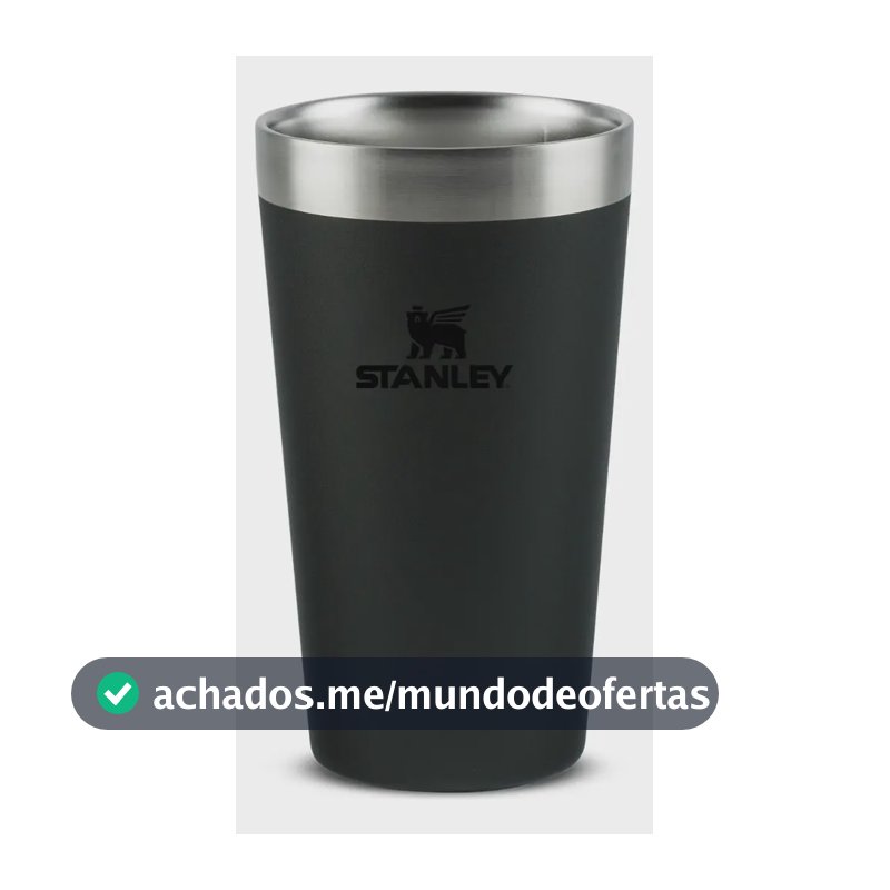 Copo Térmico para Cerveja Stanley Pint Adventure Black 2.0 354ml