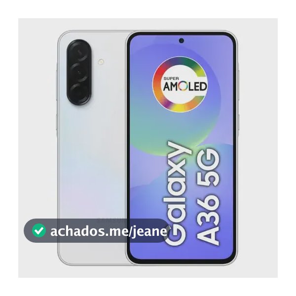 Smartphone Samsung Galaxy A36 5g 128gb 6gb Ram Câmera Tripla De Até 50mp Selfie De 12mp Ip67 Super Amoled 6.7'' Nfc Recursos Ai Android E Segurança Snapdragon - Branco