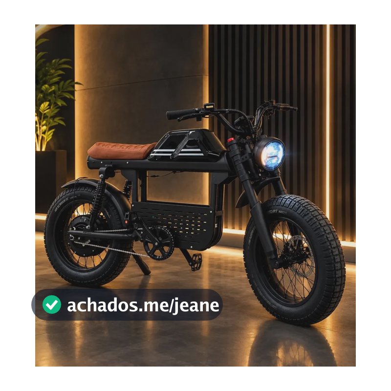 Bicicleta Elétrica Mangosteen Ft 01s Quadro Alumínio 90 Km Preto 24